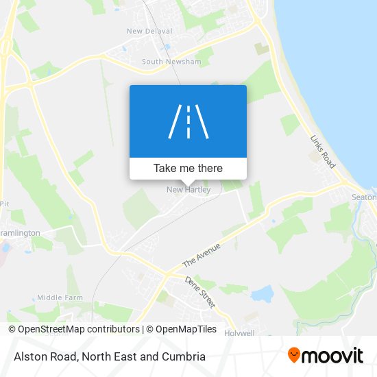 Alston Road map