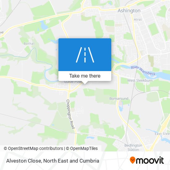 Alveston Close map