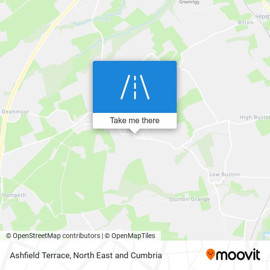 Ashfield Terrace map