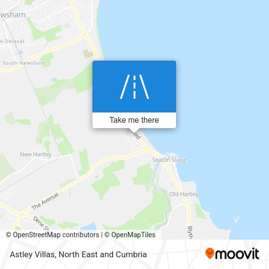 Astley Villas map