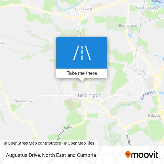 Augustus Drive map