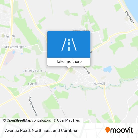 Avenue Road map