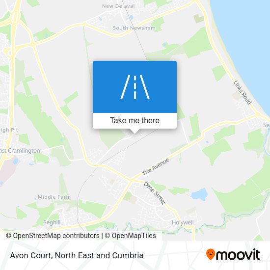 Avon Court map
