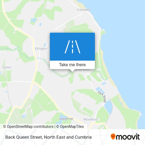 Back Queen Street map