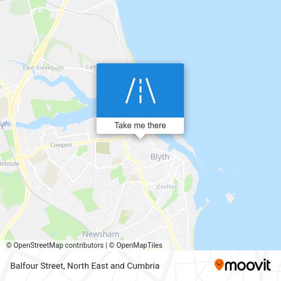 Balfour Street map