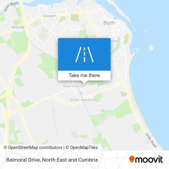 Balmoral Drive map