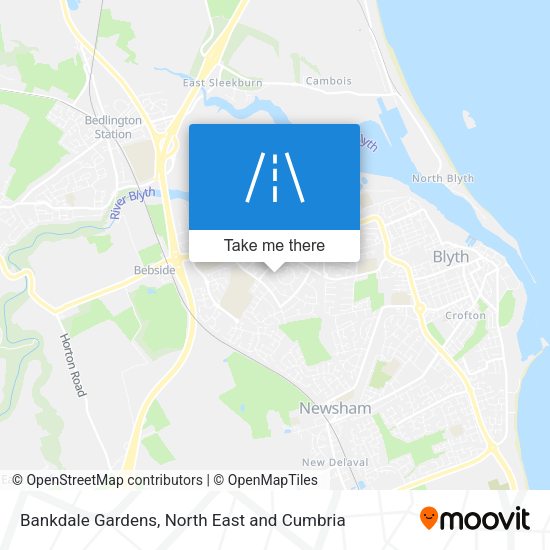 Bankdale Gardens map
