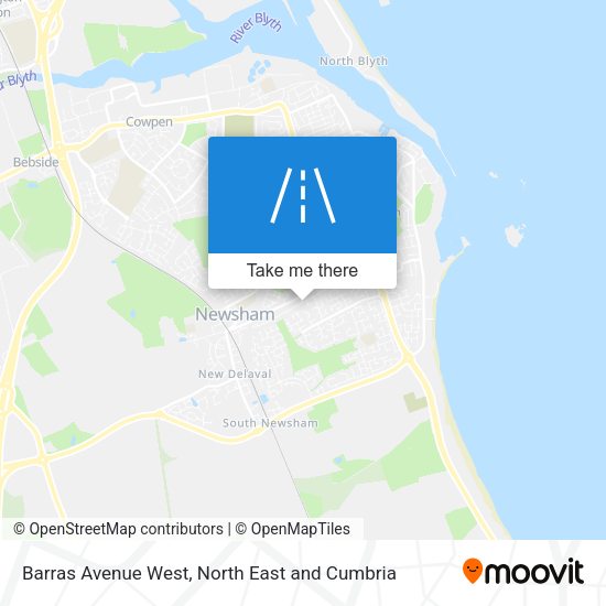 Barras Avenue West map
