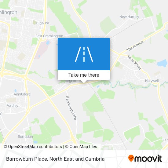 Barrowburn Place map