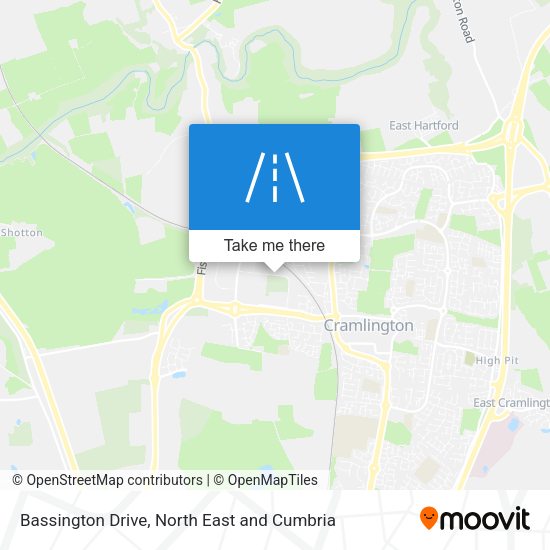 Bassington Drive map