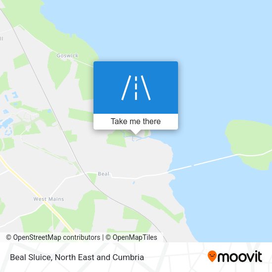 Beal Sluice map