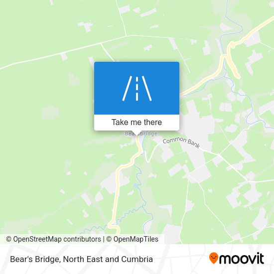 Bear's Bridge map