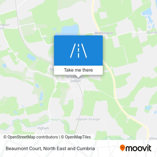 Beaumont Court map
