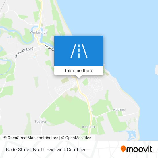 Bede Street map