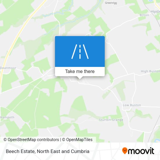 Beech Estate map