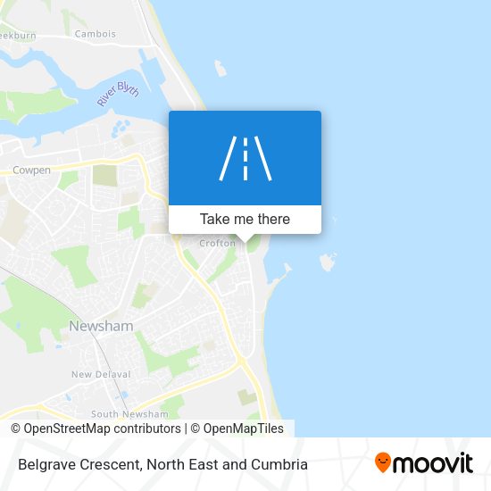 Belgrave Crescent map