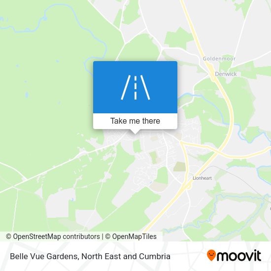 Belle Vue Gardens map