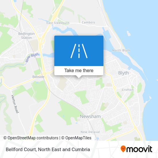 Bellford Court map