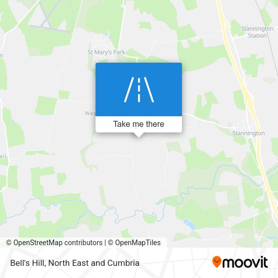 Bell's Hill map