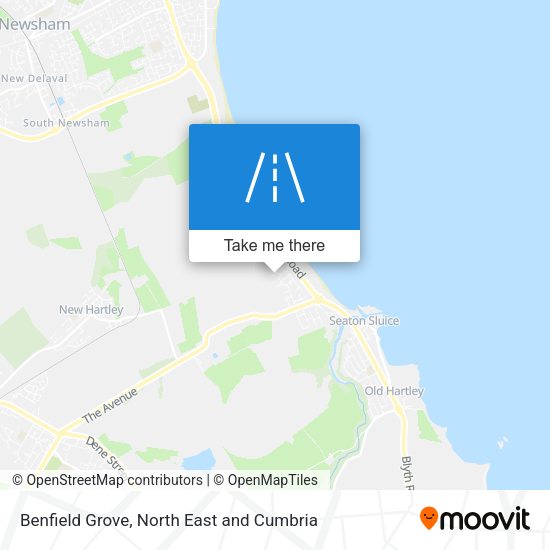 Benfield Grove map