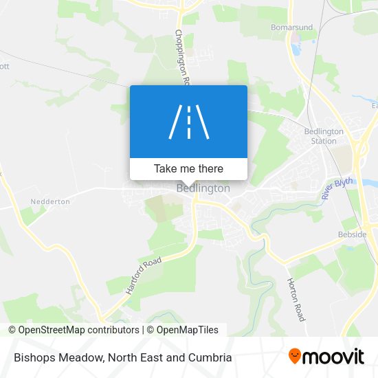 Bishops Meadow map