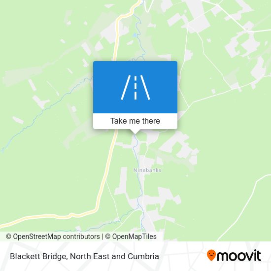 Blackett Bridge map