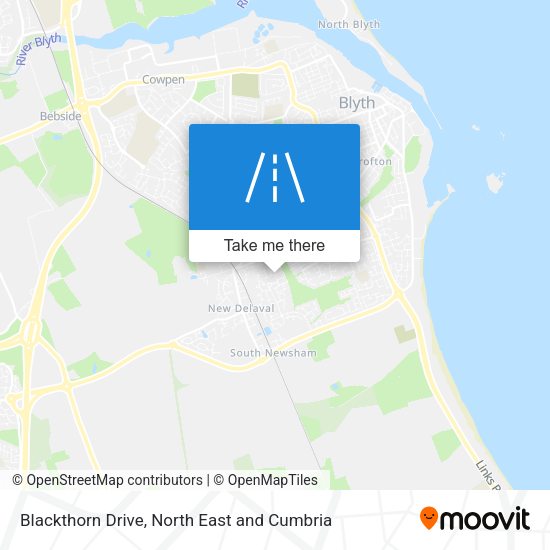 Blackthorn Drive map