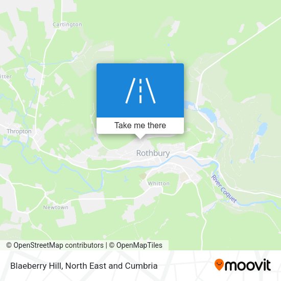 Blaeberry Hill map