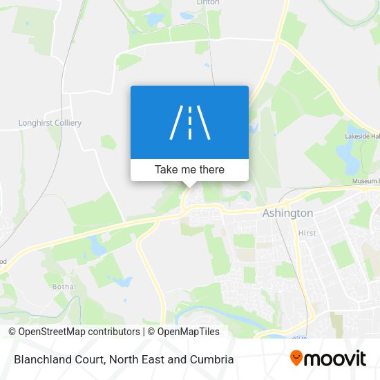 Blanchland Court map