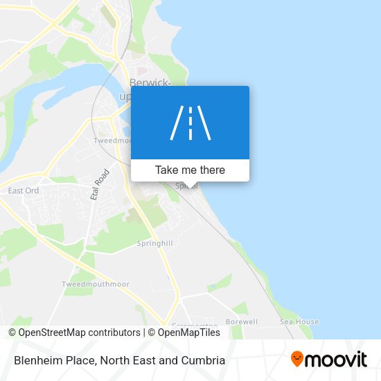 Blenheim Place map