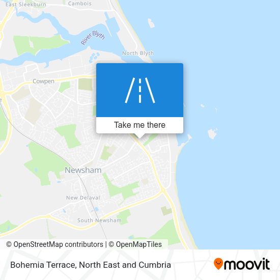Bohemia Terrace map