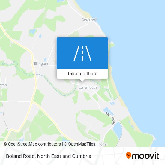 Boland Road map