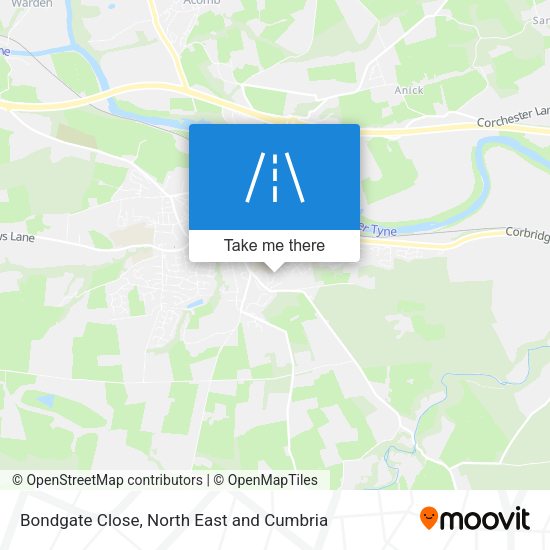 Bondgate Close map
