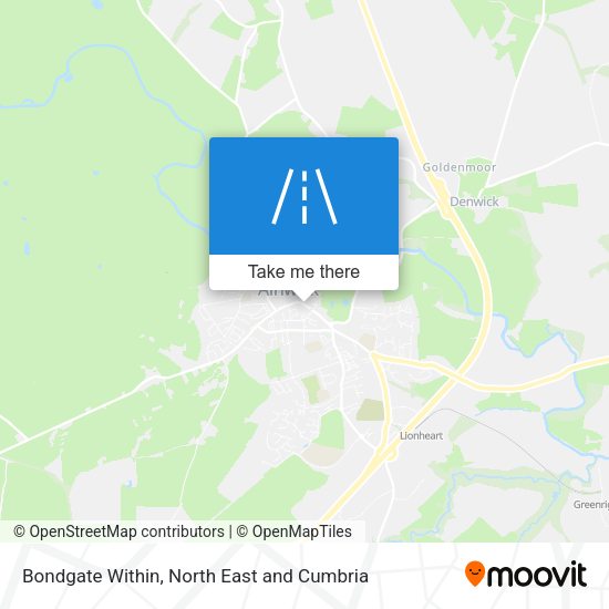 Bondgate Within map