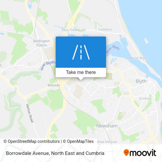 Borrowdale Avenue map