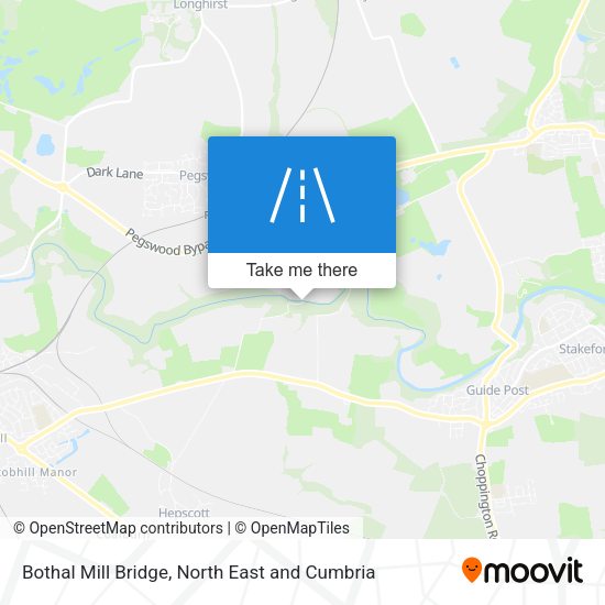 Bothal Mill Bridge map