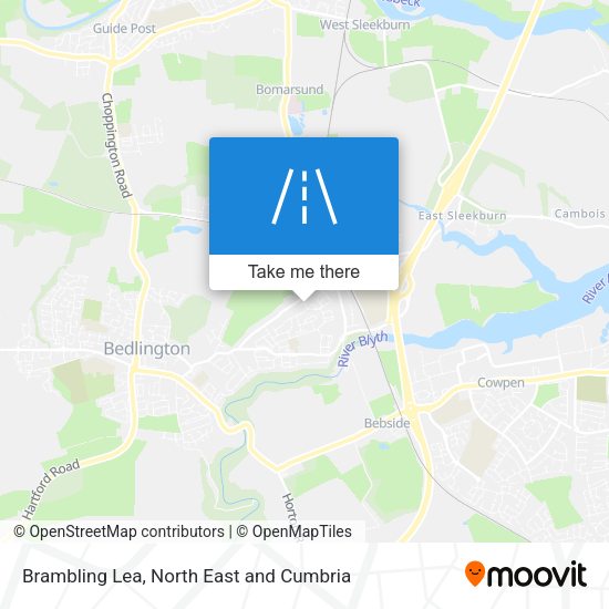 Brambling Lea map