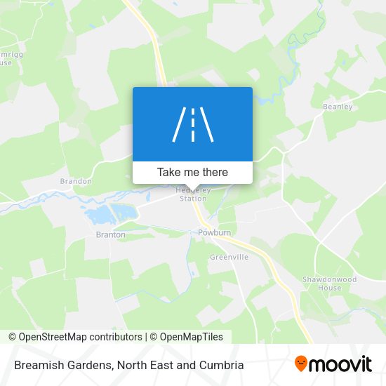 Breamish Gardens map