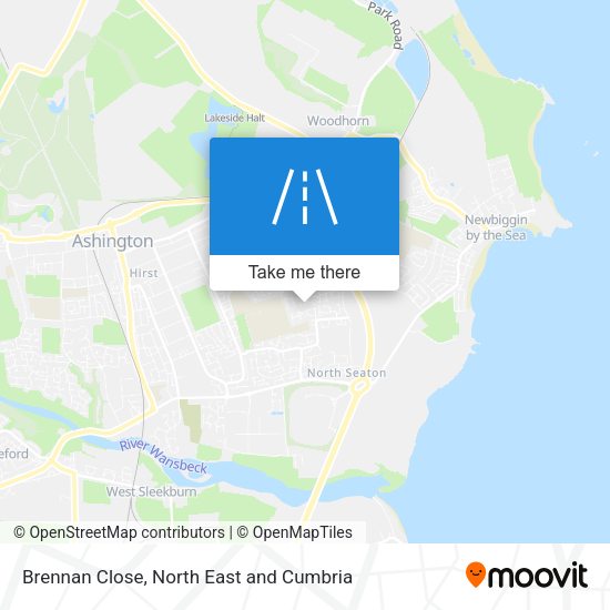 Brennan Close map