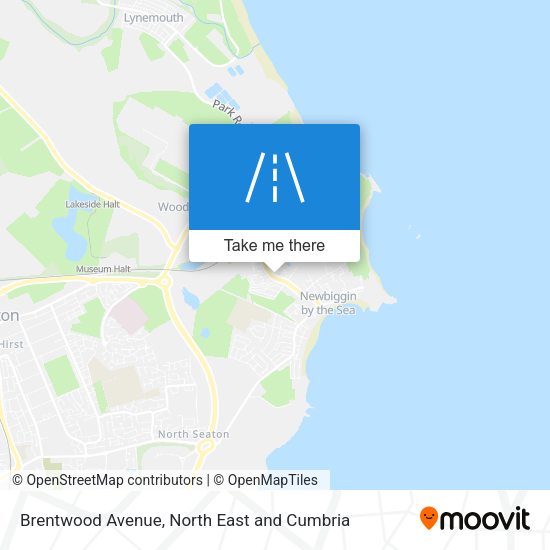 Brentwood Avenue map