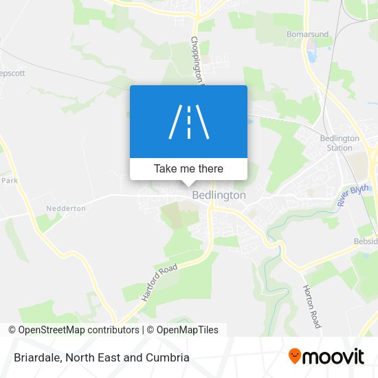 Briardale map
