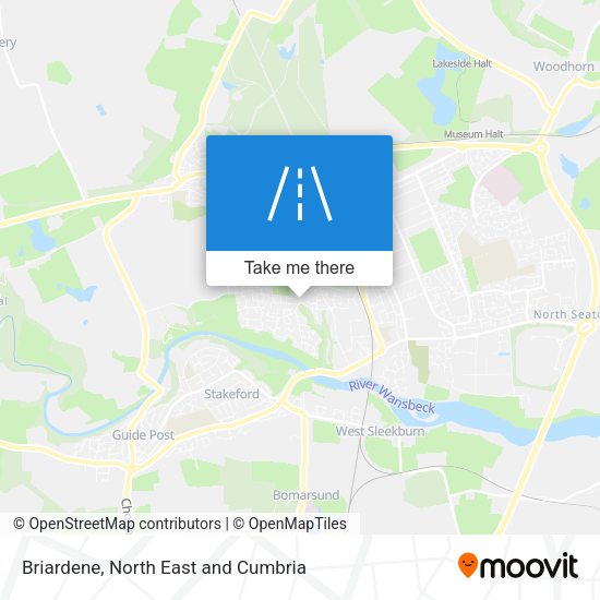 Briardene map