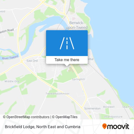 Brickfield Lodge map