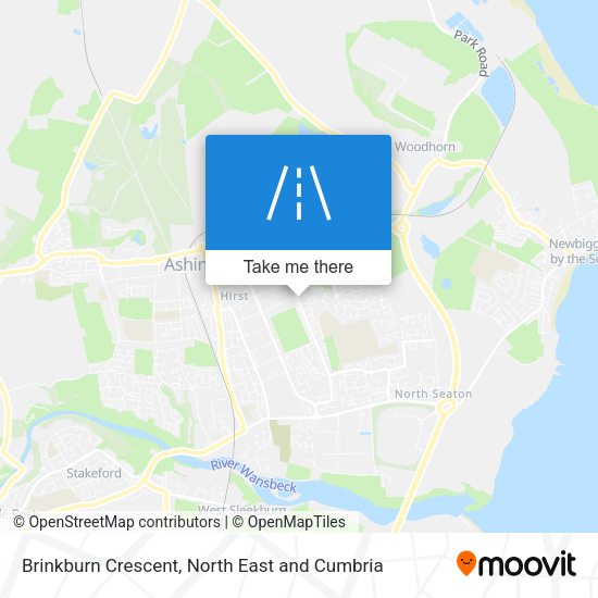 Brinkburn Crescent map