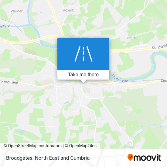 Broadgates map