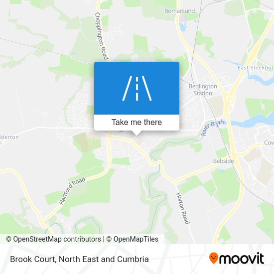 Brook Court map