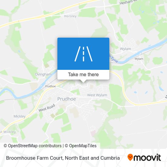 Broomhouse Farm Court map