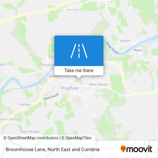 Broomhouse Lane map