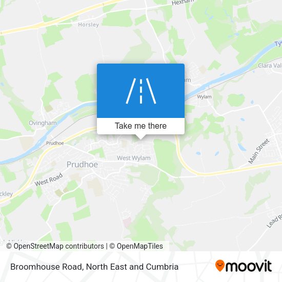Broomhouse Road map