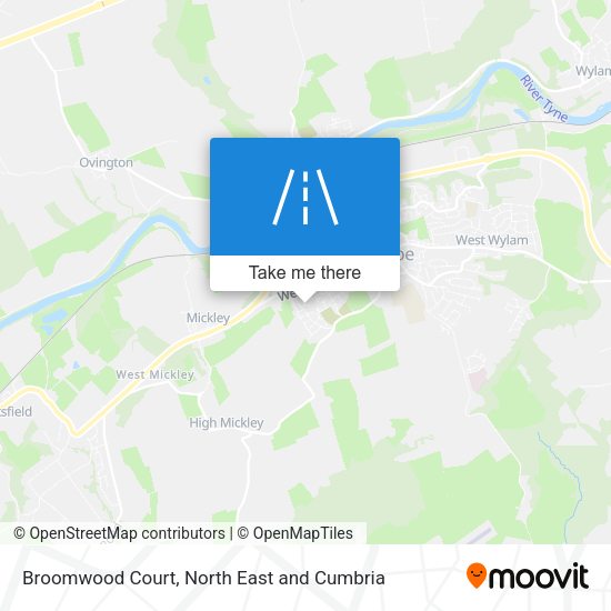 Broomwood Court map